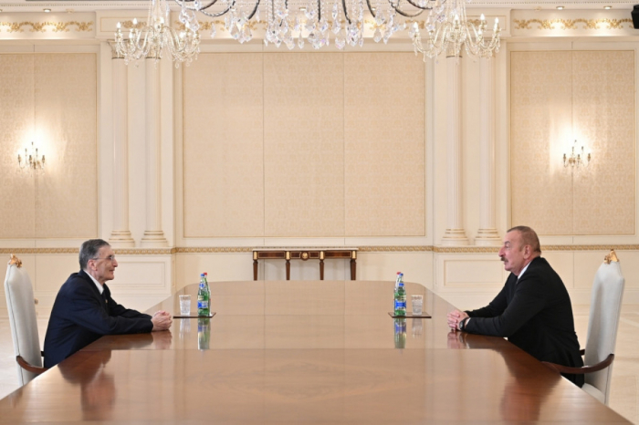 Prezident İlham Əliyev Əziz Sancarı qəbul etdi