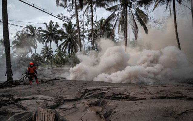 İndoneziyada vulkan püskürməsində ölənlərin sayı artdı