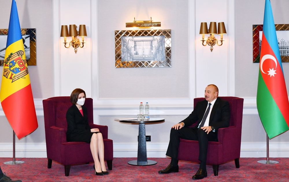 Brüsseldə Azərbaycan və Moldova prezidentlərinin görüşü oldu - YENİLƏNİB