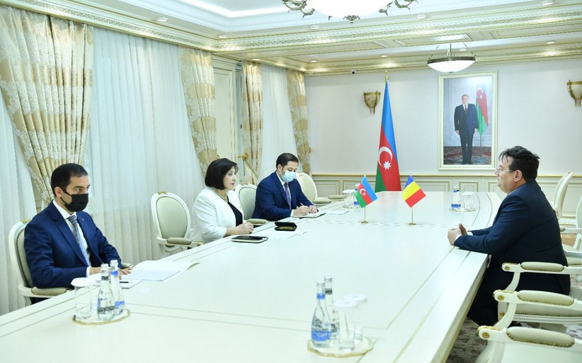 Sahibə Qafarova Vasili Soareni qəbul etdi - FOTO