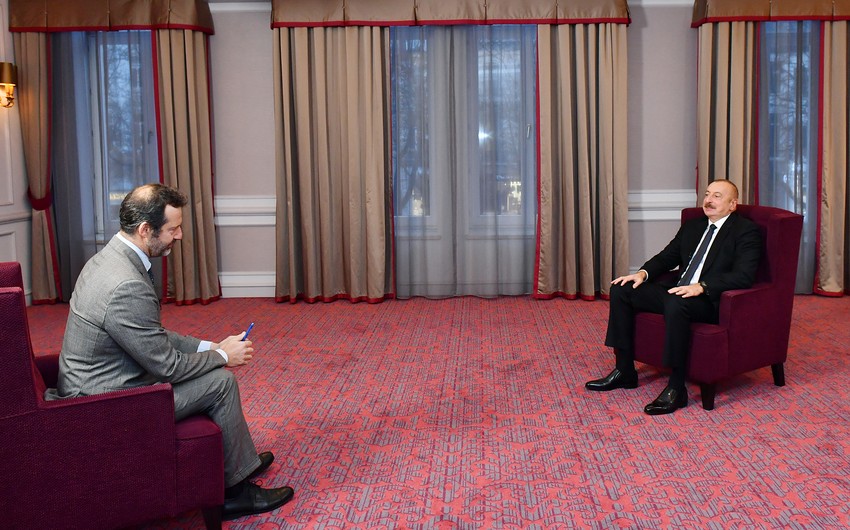Prezident İlham Əliyev İtaliyanın “İl Sole 24 Ore” qəzetinə müsahibə verib - TAM MƏTN