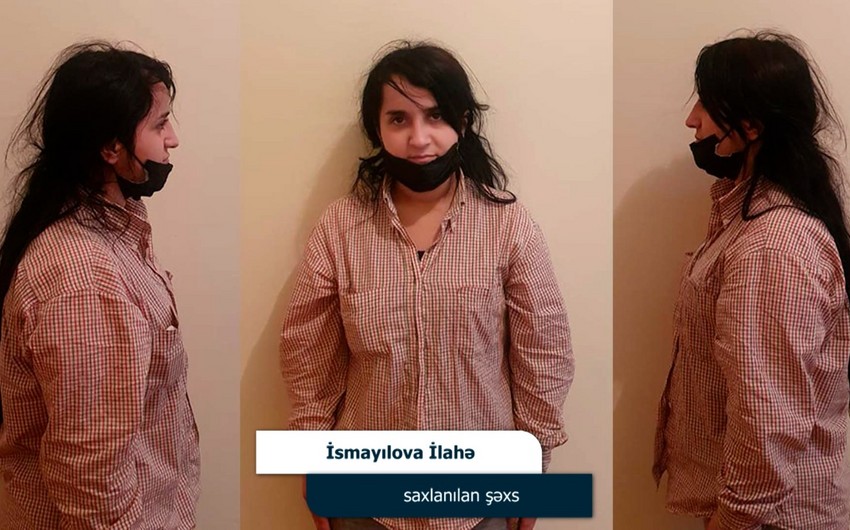 Bakıda qadın narkotacir saxlanıldı - FOTO