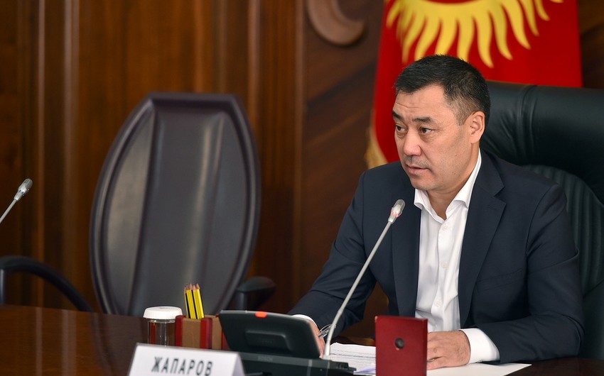 Sadır Japarov Prezidentə zəng etdi