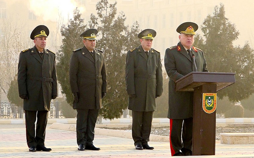 Bir qrup hərbçi mükafatlandırıldı - FOTO