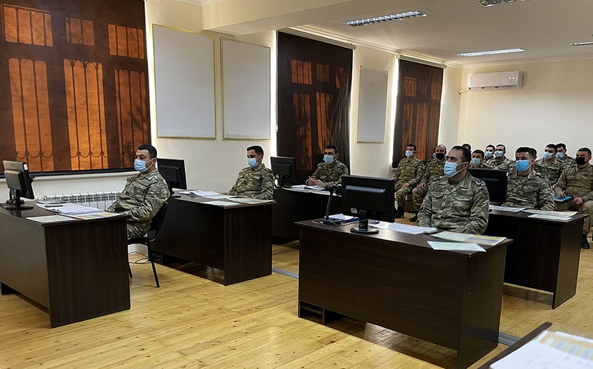 Azərbaycan Ordusunda tabor komandirləri ilə toplanışlar keçirilir - FOTO
