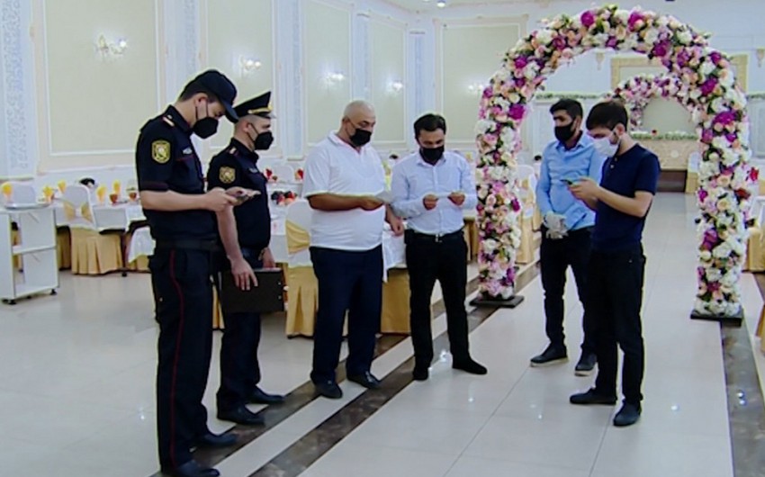 Həftəsonu toylara görə 16 nəfər cərimələndi, 268 nəfər şənliyə buraxılmadı