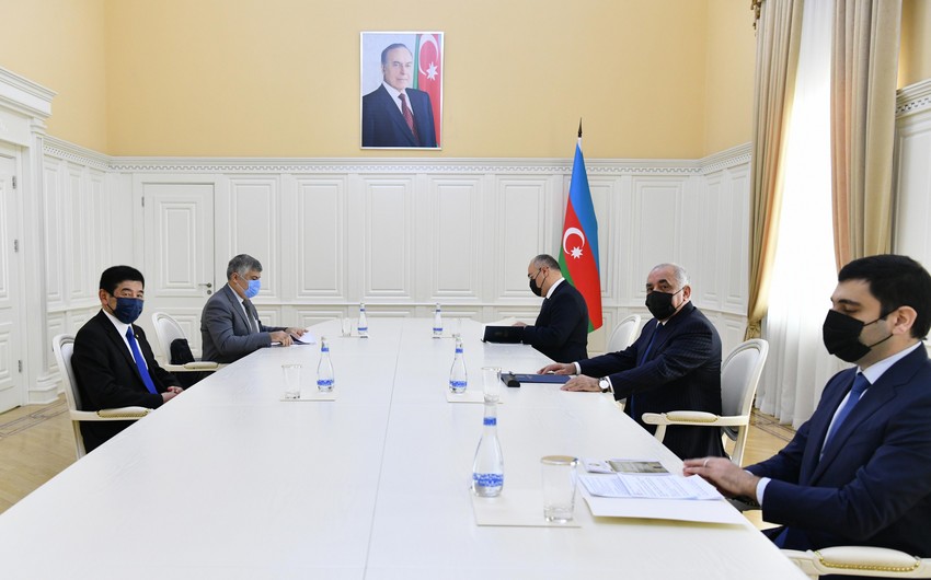 Əli Əsədov Kunio Mikuriyanı qəbul etdi