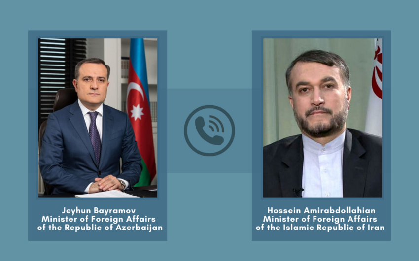 Azərbaycan və İran xarici işlər nazirləri arasında telefon danışığı oldu
