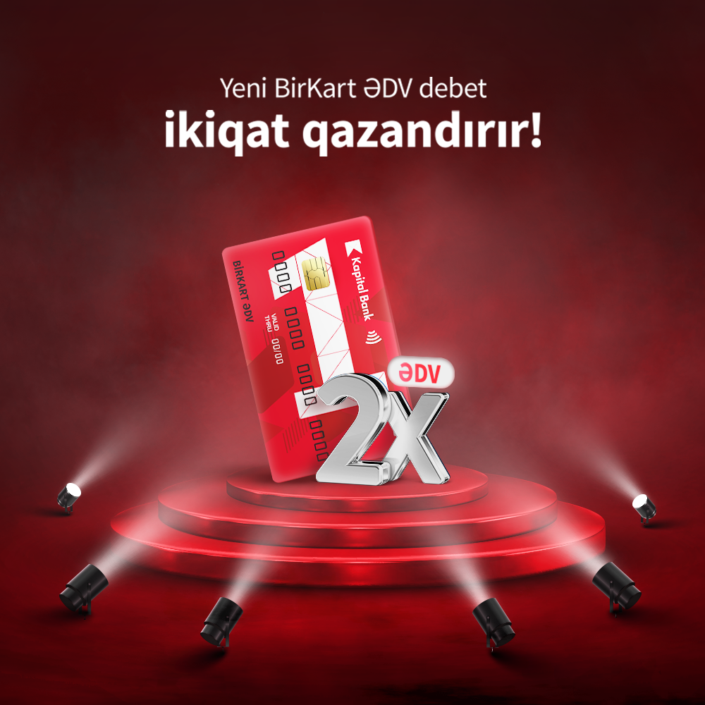 Yeni BirKart ilə 2 qat bonus qazanmaq mümkün oldu
