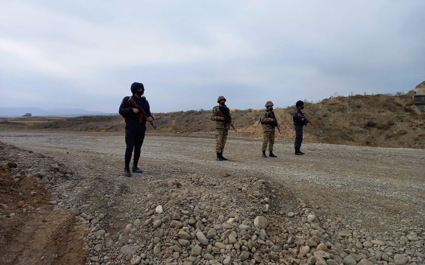 Azad edilmiş ərazilərə keçmək istəyən şəxs saxlanıldı