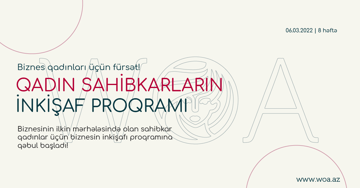 Kapital Bank “Qadın sahibkarların inkişafı proqramı”na dəstək verir