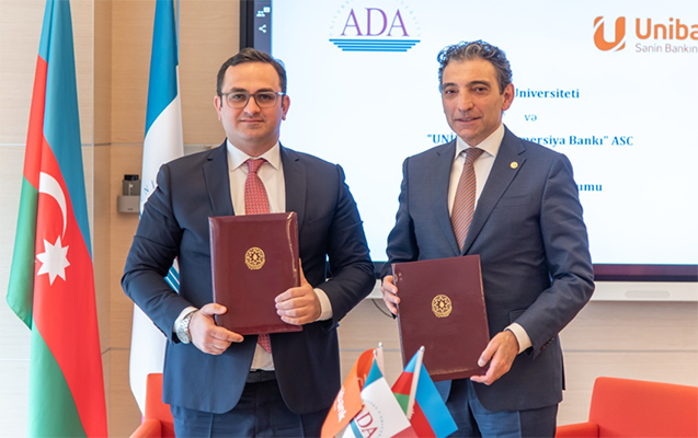 Unibankla  ADA Universiteti arasında Anlaşma Memorandumu imzalandı - FOTO