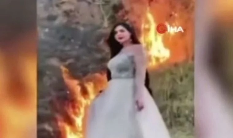 “TikTok” fenomeni video çəkmək üçün meşəni yandırdı - FOTO