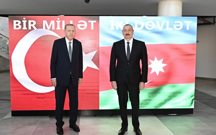 Prezidentlər “ASAN xidmət” və “Bilim Bakı” mərkəzlərinin açılışında iştirak edib - FOTOLAR