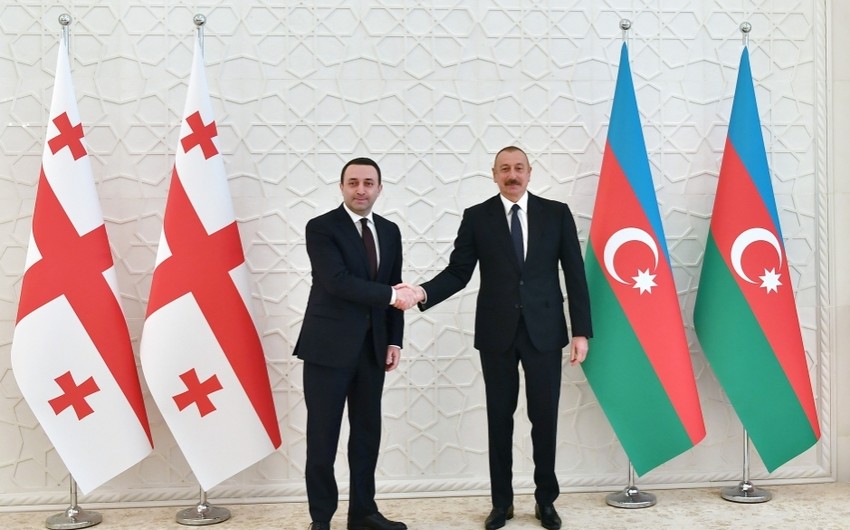 Azərbaycan Prezidenti Qaribaşvilini təbrik etdi