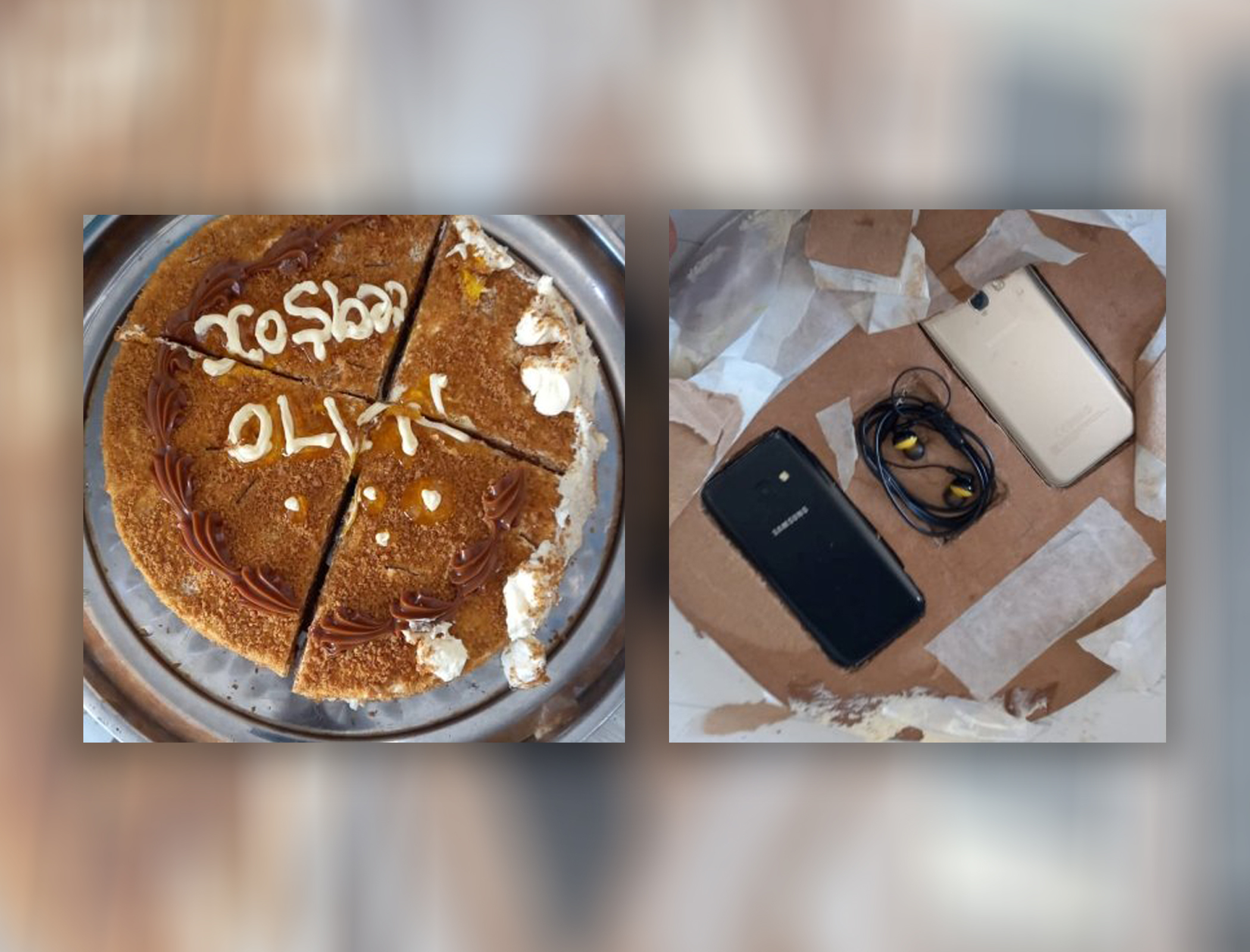 Həbsxanaya tortun içində telefon keçirmək istədi