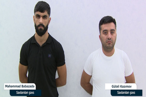 Bank kartlarından pul talayan dəstə üzvləri TUTULDULAR - FOTO/VİDEO