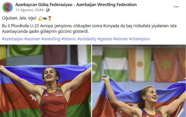 “Oğulsan, Jalə, oğul!” paylaşımı tənqid edildi