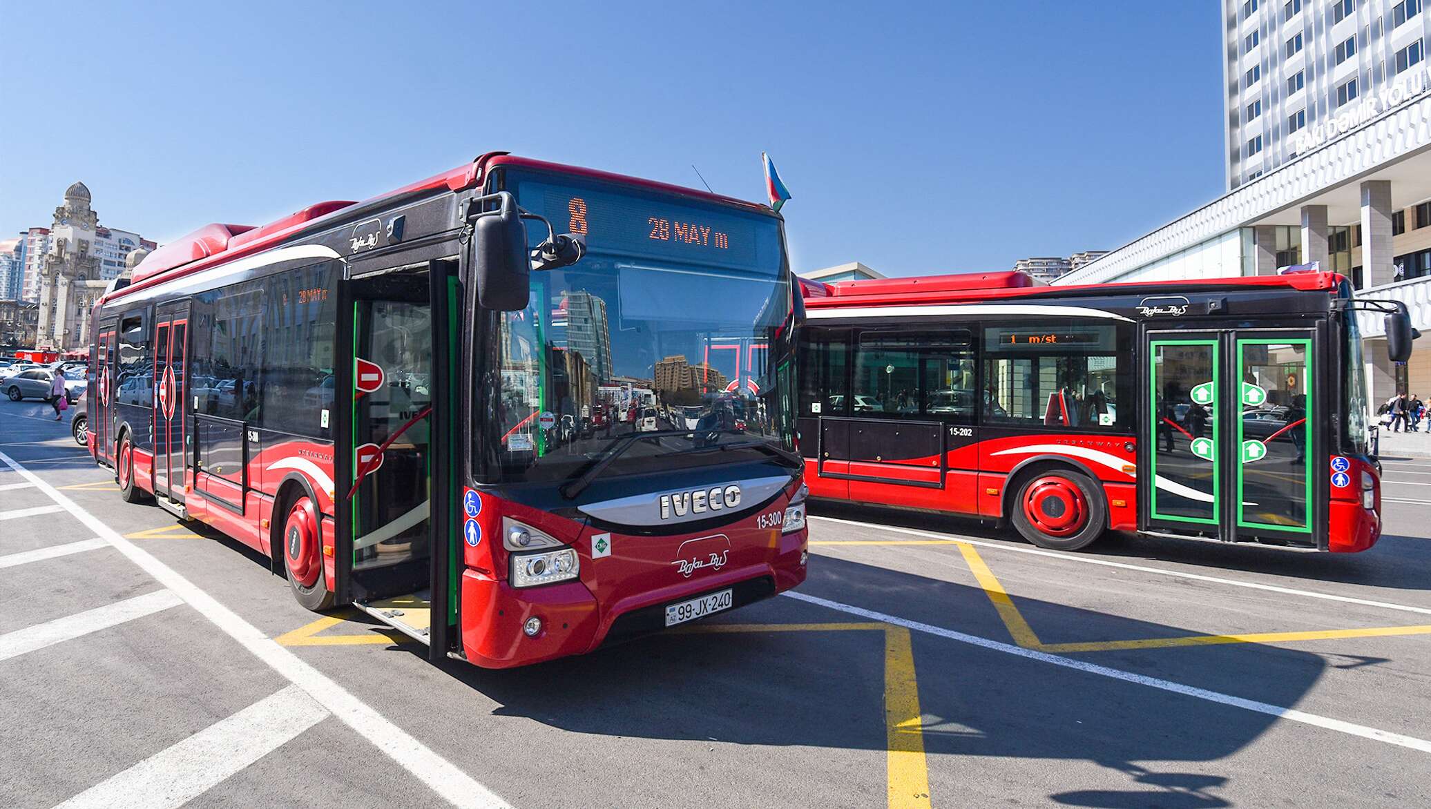 Bakıda 166 avtobus gecikməklə hərəkət edir - SİYAHI