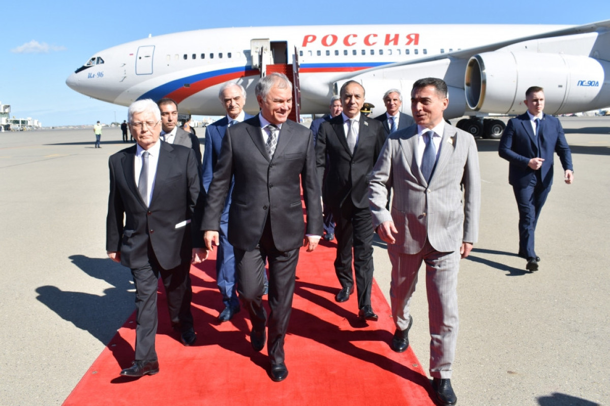 Volodin Azərbaycana gəldi