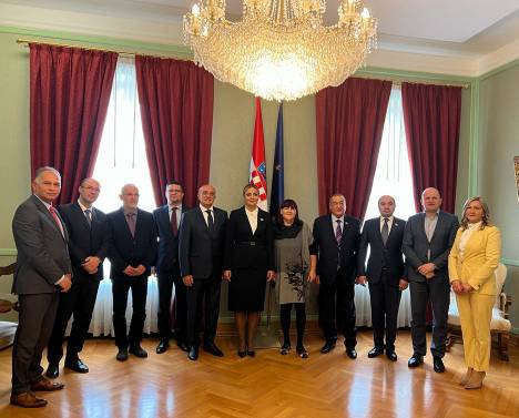 Könül Nurullayeva Zaqrebdə görüşlər keçirib