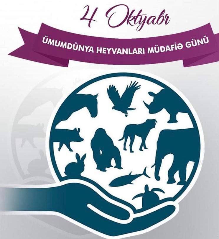 4 oktyabr - Ümumdünya Heyvanların Mühafizəsi günüdür