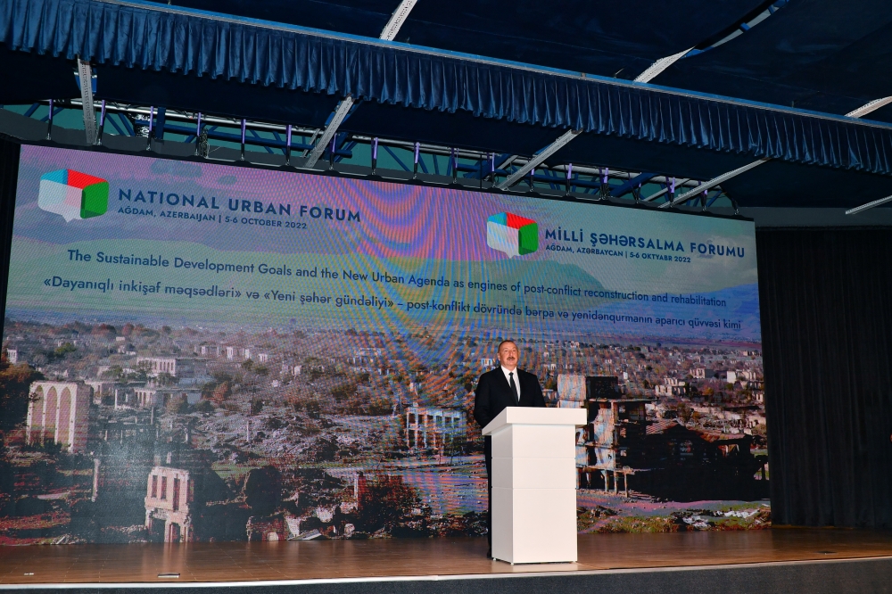 Prezidentin Ağdamdakı Forumda ÇIXIŞI - VİDEO + YENİLƏNİB