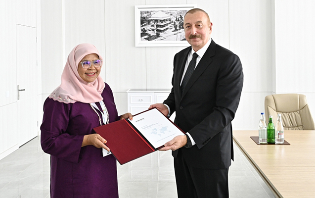 İlham Əliyev Maimuna Mohd Şərifi qəbul etdi - FOTO