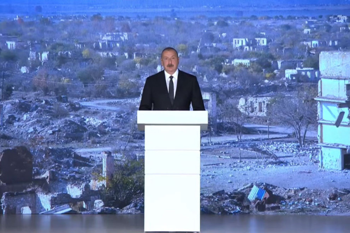 Prezident: Azərbaycan işğal damğasından qurtulub