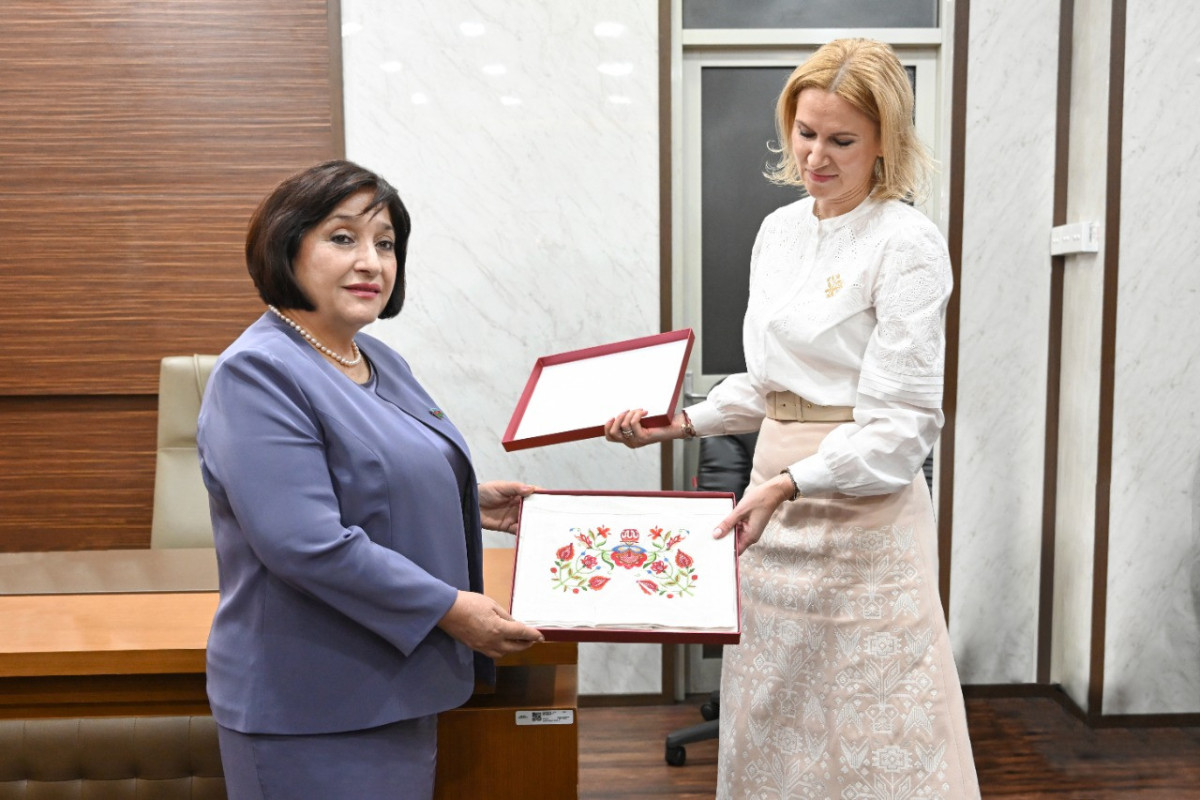 Sahibə Qafarova Ukrayna Ali Radası sədrinin müavini ilə görüşüb - FOTO