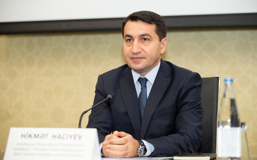 “Qarabağ üçün beynəlxalq mexanizm yoxdur və ola da bilməz” - Hikmət Hacıyev