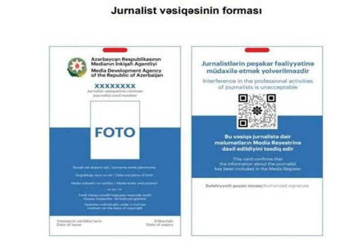 Bu jurnalistlər vəsiqə ala bilməyəcək - RƏSMİ
