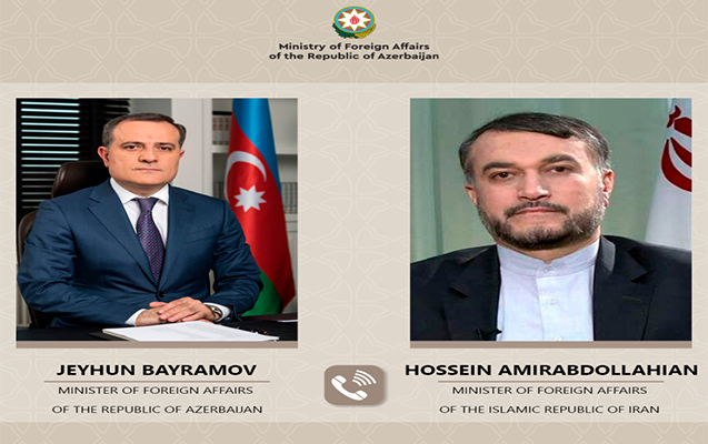 Ceyhun Bayramov Abdullahianla telefonla danışdı