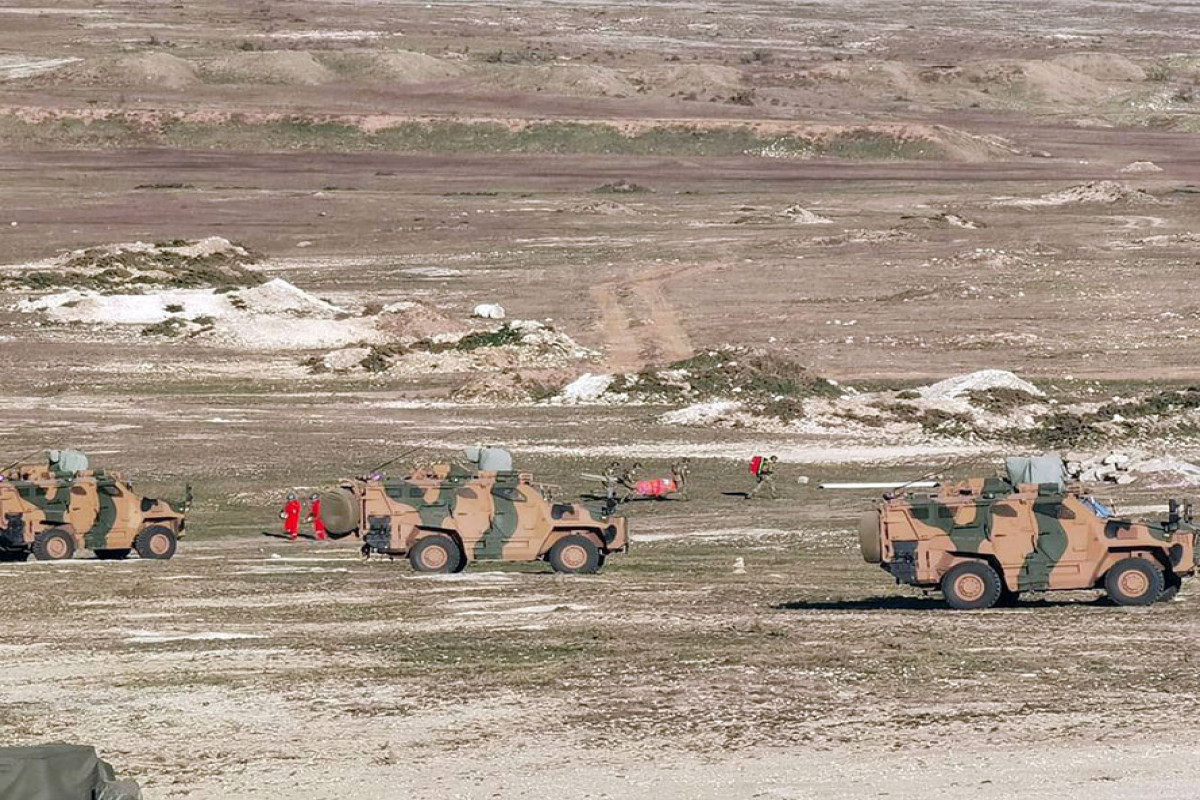 Türkiyə-Azərbaycan-Gürcüstan birgə hərbi təlimləri başladı - FOTOLAR
