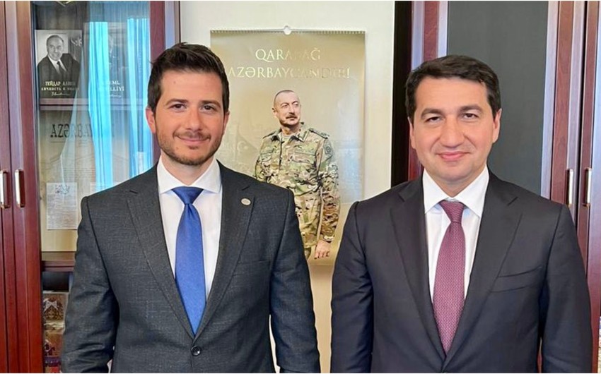 İsrail səfiri Hikmət Hacıyevlə görüşdü