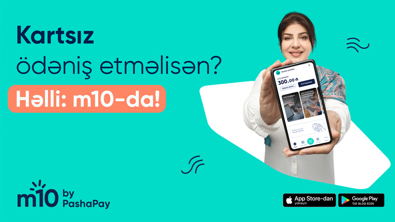 Qarşılayın, m10 - Azərbaycanın yeni elektron pulqabısı (R)