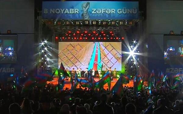 Bulvarda Zəfər Günü ilə bağlı konsert keçirilir