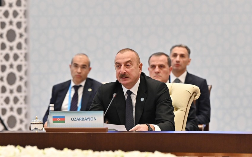 Prezident TDT-nin IX Zirvə Görüşündə ÇIXIŞ ETDİ - YENİLƏNİB
