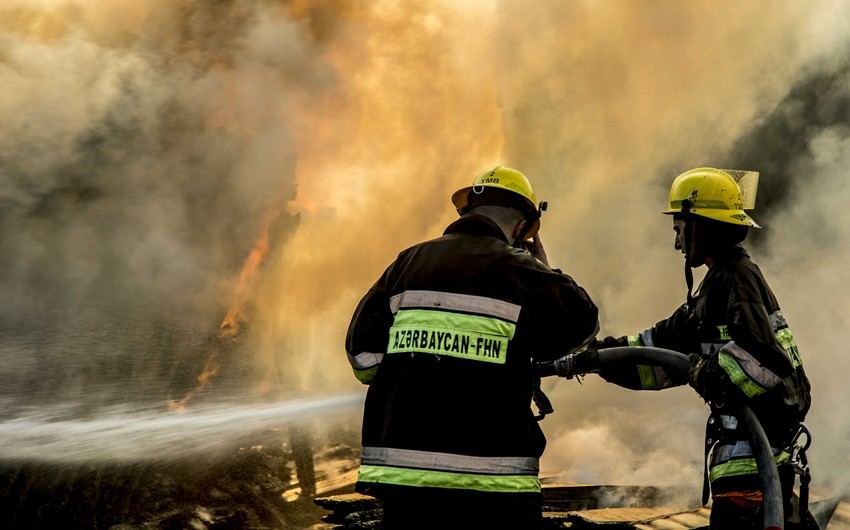 Bakıda fərdi yaşayış evində yanğın oldu