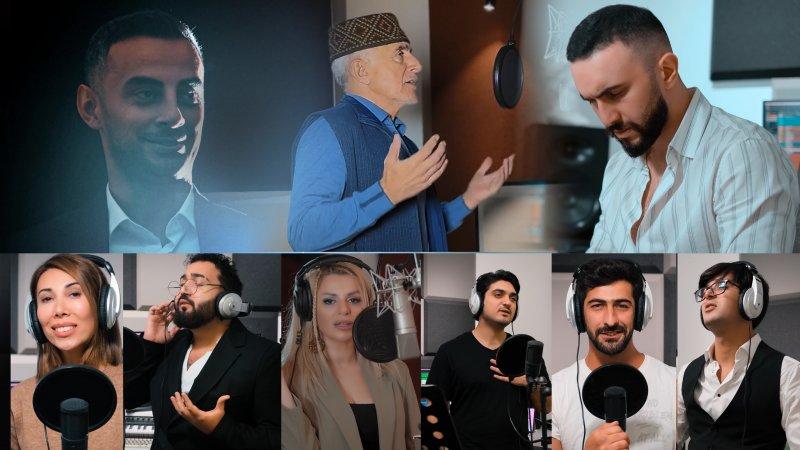 Aydın Tağıyevin “Vətən marşı”nı sənətkarlar birlikdə ifa etdilər - Video