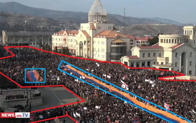 Xankəndidəki aksiyada əslində neçə nəfər iştirak edib?