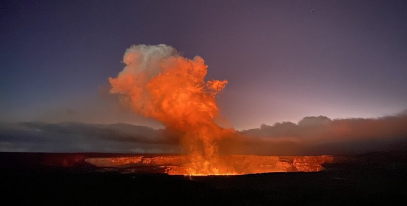 Havayda nəhəng Kilauea vulkanı püskürdü