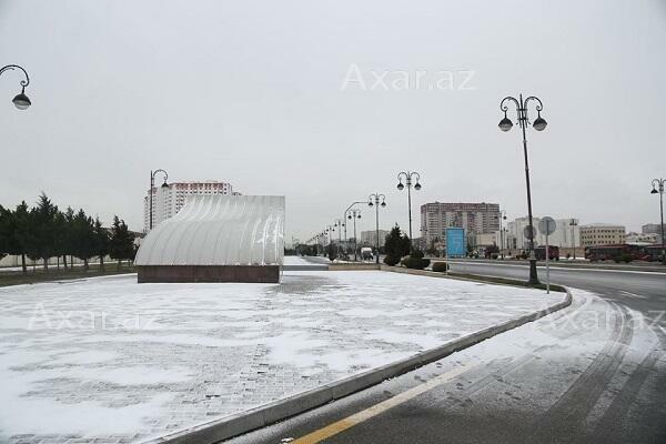 Hazırda Bakıda sıfır dərəcəyə yaxın şaxta var