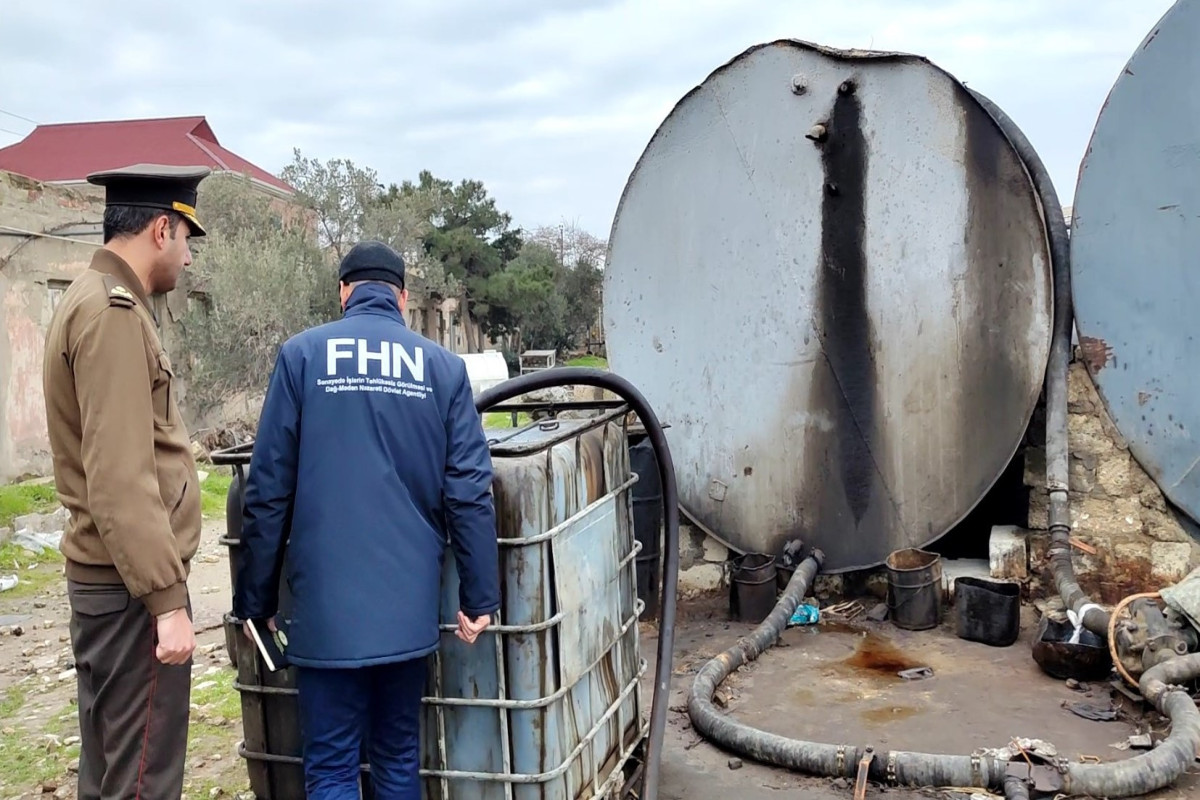 FHN qanunsuz neft məhsulları satışının qarşısını aldı - VİDEO