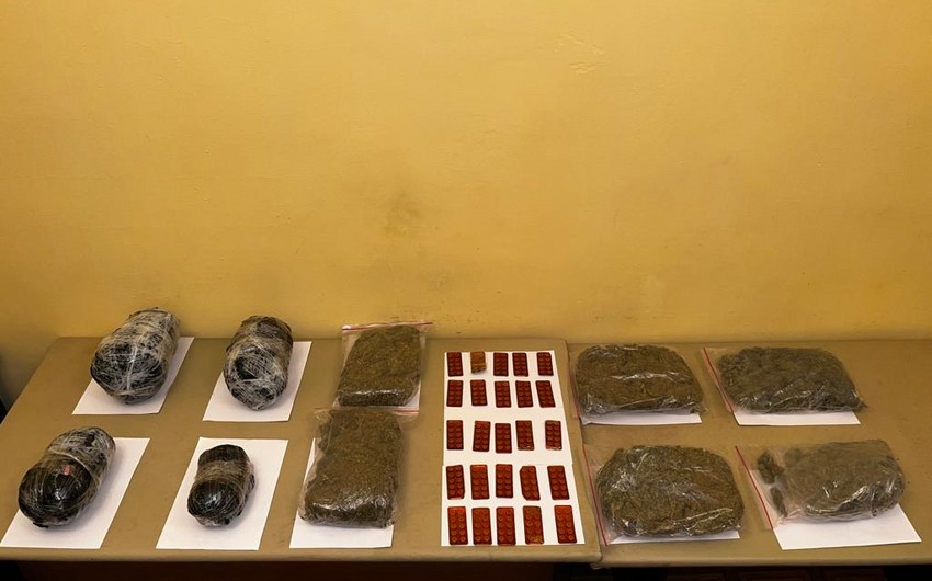 Azərbaycana narkotik keçirilməsinin qarşısı alındı - FOTO