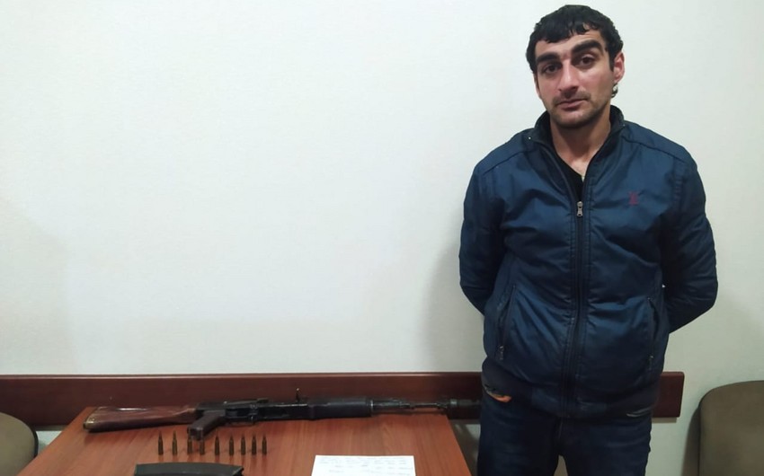 Yevlaxda silah satmaqda şübhəli bilinən şəxs saxlanıldı