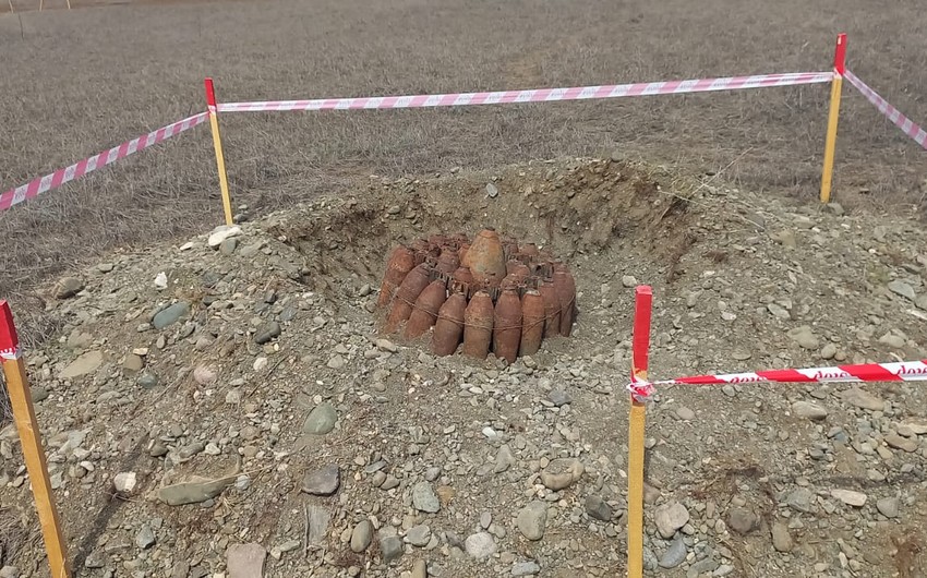 Ağdamda ölümcül gücə malik partlayıcı qurğular aşkarlandı - FOTO