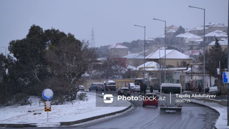 Azərbaycanda bu yollar buz bağlayacaq - XƏBƏRDARLIQ