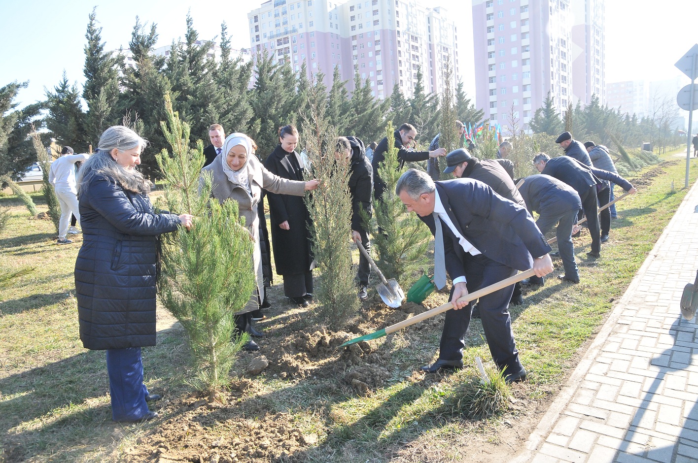 Abşeronda abadlıq-təmizlik işləri görüldü - FOTOLAR
