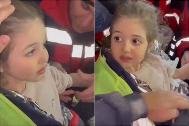 4 gün sonra dağıntılar altından çıxarılan qızcığazın sözləri hər kəsi güldürdü - VİDEO